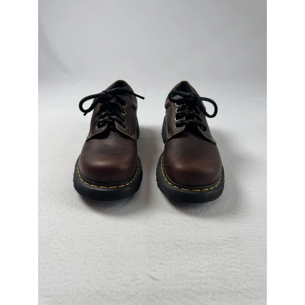 Grunge Dr. Martens Mens 9 Womens 10 11290 Oxford Shoes Brown Leather Lug Sole